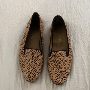 Leopard loafers